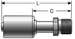 Male Inverted O-Ring - Aluminum
