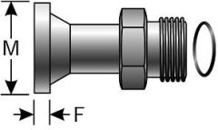 Code 62 O-Ring Flange Heavy to Male Flat-Face O-Ring - (6,000 psi)