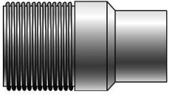 Male Acme Flat Threads to Female Pipe