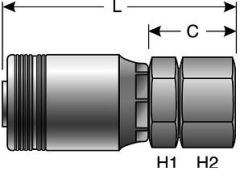 Female JIC 37° Flare Swivel - Straight