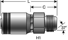 Male JIC 37° Flare