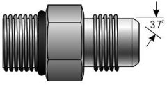 Male O-Ring Boss to Male JIC 37° Flare