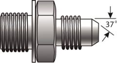 British Male Standard Pipe Parallel to Male JIC 37° Flare