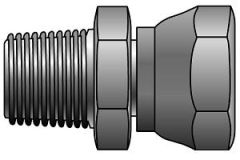 Male Pipe NPTF to Female Pipe Swivel NPSM