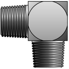 Male Pipe NPTF to Male Pipe NPTF - 90°