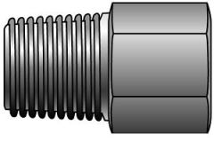 Male Pipe NPTF to Female Pipe NPTF Increasing Bushing - Long