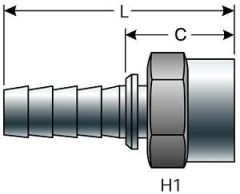 Female Pipe (NPTF - Without 30° Cone Seat)