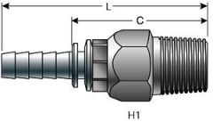 Male Pipe Swivel (NPTF - Without 30° Cone Seat)