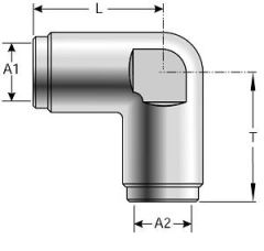 Air Brake Union - 90°