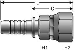 Dual Seat Female JIC 37°-SAE 45° Flare Swivel 