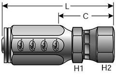 Field Attachable Type T for G2 Hose (2 Wire)