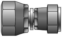 Female British Standard Pipe Parallel Swivel to Female JIC 37° Flare Swivel