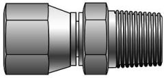 Female JIC 37° Flare Swivel to Male Pipe NPTF