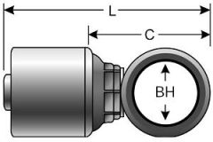 International Thread Metric 7642 DIN Banjo