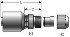 SAE Male Flareless Assembly