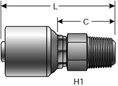 Male Pipe (NPTF - 30° Cone Seat)