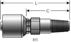 Male Pipe Long Nose