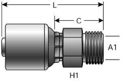 Male DIN 24° Cone - Light Series