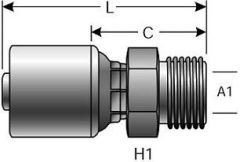 Male DIN 24° Cone - Heavy Series