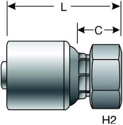 Female JIC 37° Flare Swivel