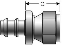 Brass Field Attachable Couplings for Lock-On