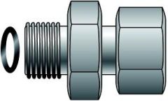 Male Flat-Face O-Ring to Female JIC 37° Flare Swivel