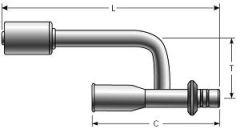 Female (Ford) Spring Lock Liquid Line Splicer - Aluminum