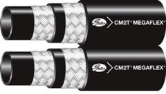 CM2TDL MegaFlex® Connected Dual-Line 2-Wire Braid - SAE 100R16 - XtraTuff® Cover