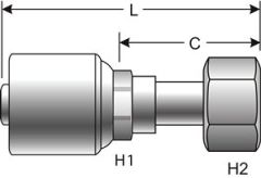 Female JIC 37° Flare Swivel - Straight