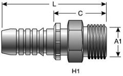 Male DIN 24° Cone - Light Series