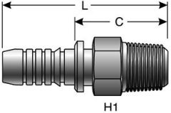 Male Pipe (NPTF - 30° Cone Seat)