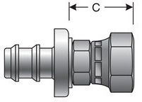 Female Pipe Swivel With Cone Seat