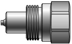 Male Poppet Valve to Female Pipe
