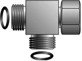 Gates 4MFFOR-4FFORX-4MFFOR - G60744-0404 Hydraulic Hose Adapter