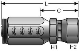 Gates 6C2AT-6RFJX - G28170-0606 Coupling