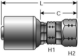 Gates 6G-6FKX - G25910-0606 Coupling