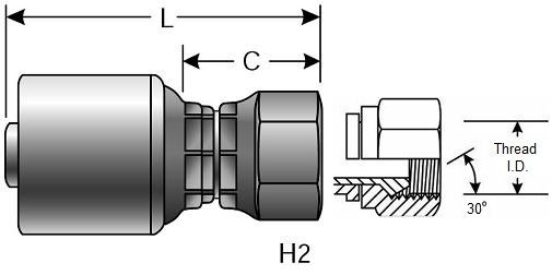 Gates 4G-6FBSPORX - G25830-0406 Coupling