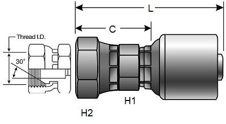 Gates 4G-4FPX - G25111-0404 Coupling